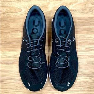 On Cloud Black Running Shoes